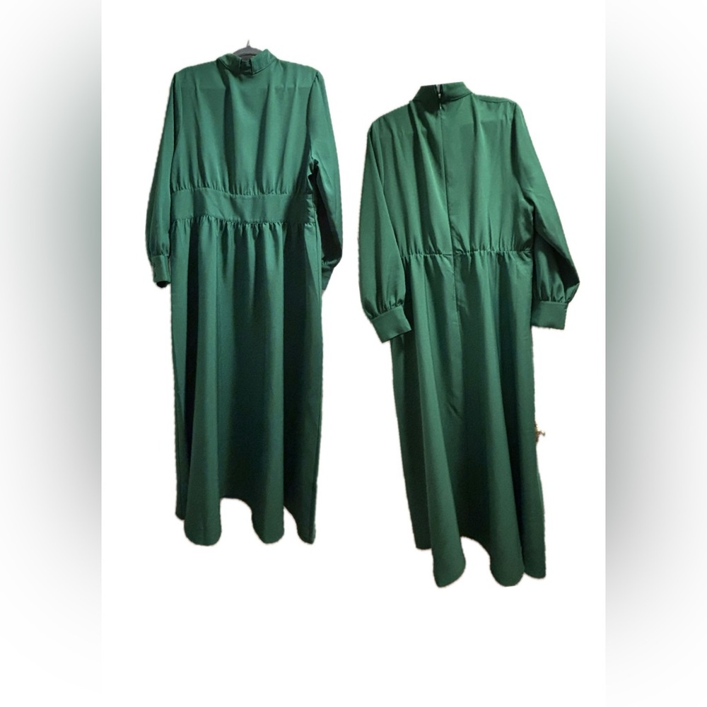 Elegant Green Long Dress